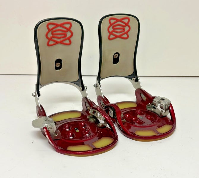 Switch High-Back Step-In Snowboard Bindings +Mounting Discs Size M/L GREAT
