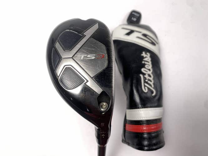 Titleist TS3 4 Hybrid 21* Project X HZRDUS Smoke 6.0 Stiff RH HC Midsize Grip