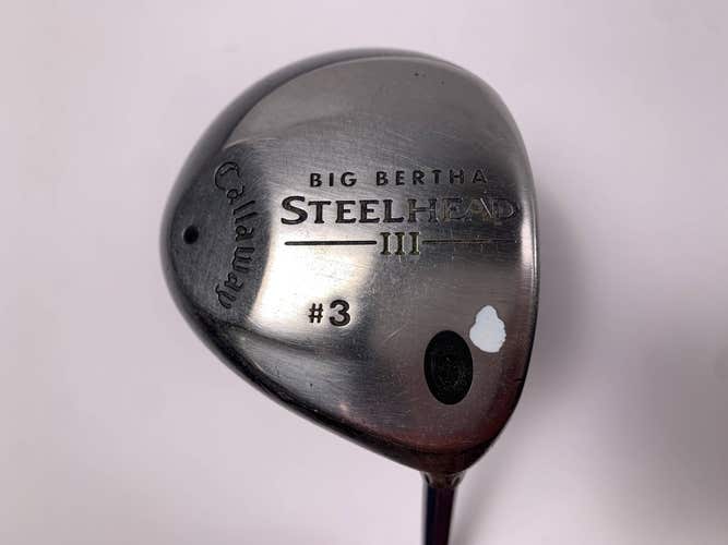Callaway Steelhead III 3 Fairway Wood 15* System III Ladies Graphite Womens RH