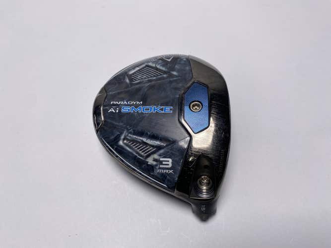 Callaway Paradym Ai Smoke Max 3 Fairway Wood 15* HEAD ONLY Mens RH