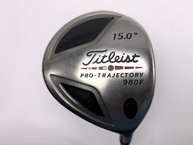 Titleist 980 F Fairway Wood 15* Speeder Stiff Graphite Mens RH