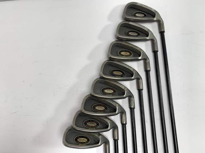 Callaway Big Bertha Tungsten Titanium Iron Set 3-PW RCH 96 Regular RH