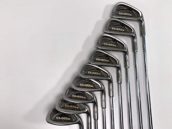 Tommy Armour 845 S Silver Scot Iron Set 3-PW+SW Tour Step Regular Steel Mens RH