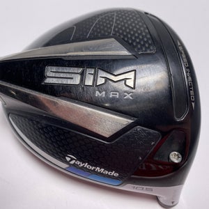 TaylorMade SIM MAX Driver 10.5* HEAD ONLY Mens RH