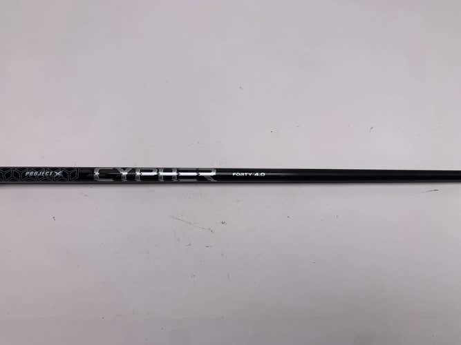 Project X Cypher Forty 4.0 40g Ladies Graphite Fairway Wood Shaft 39" Pull 0.335
