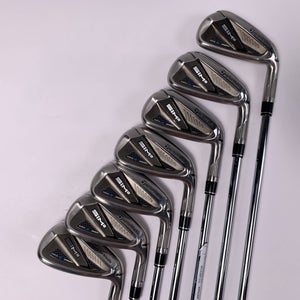 TaylorMade SIM2 MAX Iron Set 5-PW+GW KBS Max MT 85g Stiff Steel Mens RH