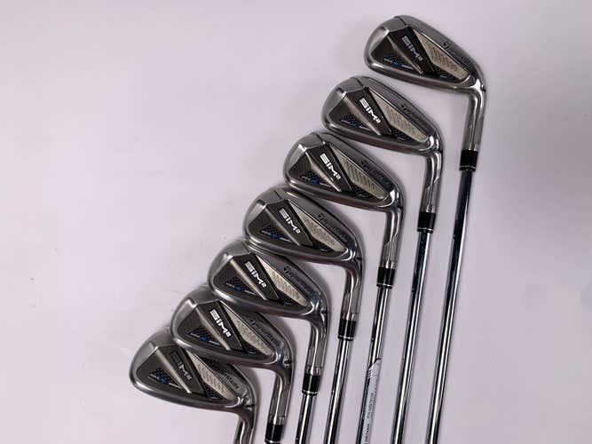 TaylorMade SIM2 MAX Iron Set 5-PW+GW KBS Max MT 85g Stiff Steel Mens RH