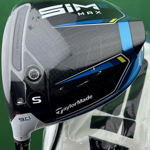 TaylorMade SIM2 MAX Driver LEFT Hand 9* LH Head Only NEW!