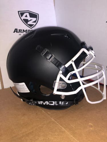 4 USED SCHUTT VENGEANCE PRO HELMETS FLAT BLACK