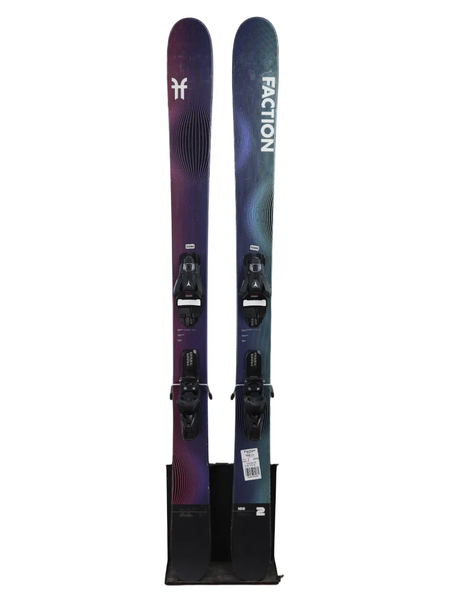 Used 2019 Faction Studio 2 Skis (166cm) w/ Strive 11 Bindings