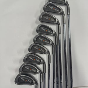 Ping Eye 2 Iron Set, 3-PW + LB, Orange Dot, Steel Shaft, RH