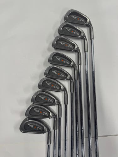 Ping Eye 2 Iron Set, 3-PW + LB, Orange Dot, Steel Shaft, RH