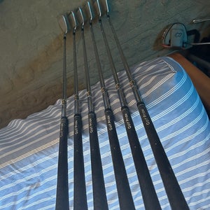Men's Mizuno MP-33 Right Handed Iron Set Stiff Flex Steel Shaft (Used)