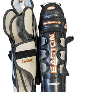 Used Easton Senior Shin Guards Black 17" 11472-S000142976