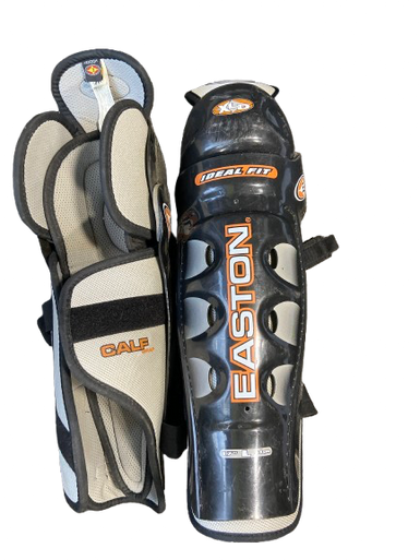 Used Easton Senior Shin Guards Black 17" 11472-S000142976