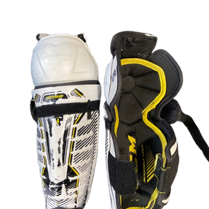 Used CCM Youth Shin Guards White 10" 11472-S000142971