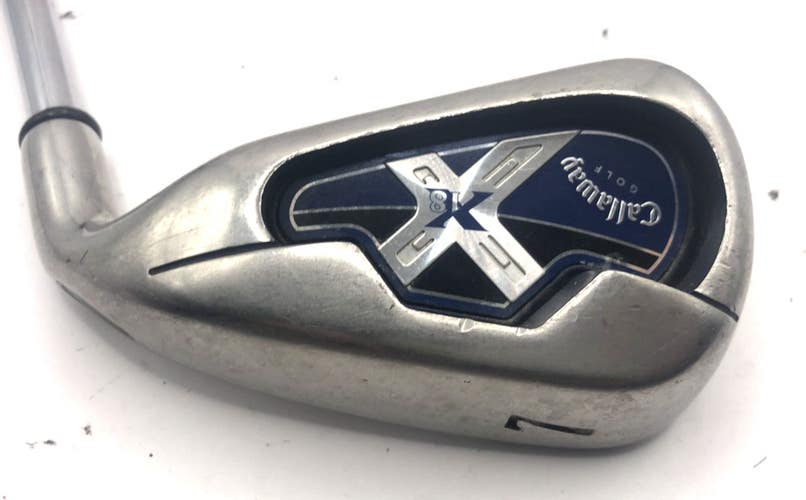 Callaway X-18 7 Iron Steel X18 Uniflex Shaft *Good*
