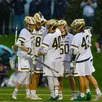 Under Armour Notre Dame team issued lacrosse game shorts NEW L large