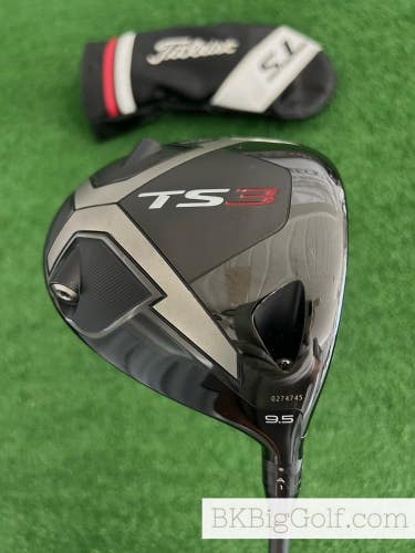 Titleist TS3 9.5 Driver w Headcover / Stiff
