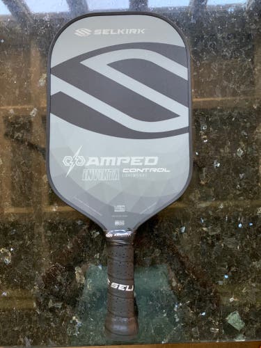White Selkirk Vanguard Power Air Epic Midweight Pickleball Paddle (Used)