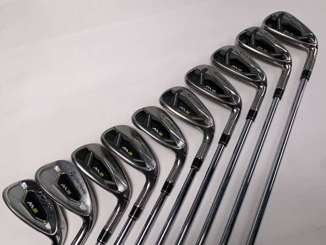 TaylorMade M2 2016 Iron Set 4-PW+AW+SW+LW REAX Regular Steel Mens RH