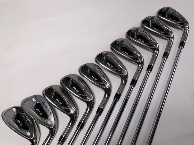 TaylorMade M2 2016 Iron Set 4-PW+AW+SW+LW REAX Regular Steel Mens RH