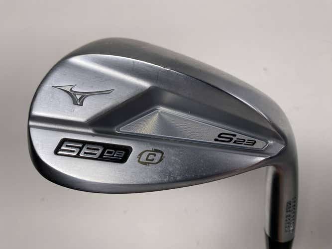 Mizuno S23 Satin Chrome Lob Wedge LW 58* 8 C-Grind KBS Hi-Rev 2.0 115g Mens RH