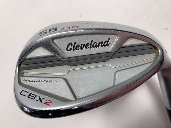 Cleveland CBX 2 Lob Wedge LW 58* 10 Fujikura Vista Pro 50g Regular Mens RH