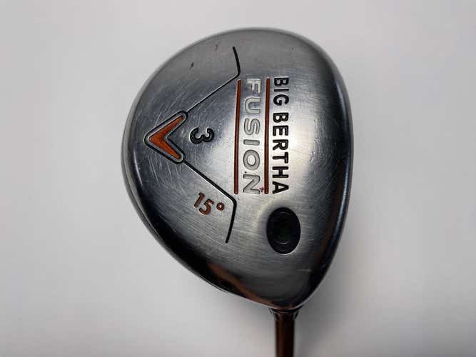 Callaway Big Bertha Fusion 3 Fairway Wood 15* Aldila NVS 55g Ladies RH