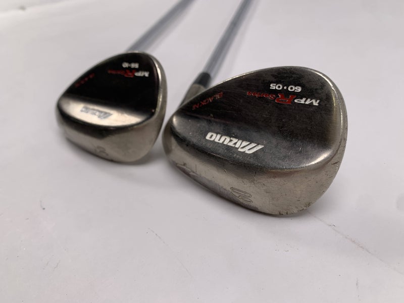 Mizuno MP R Black Nickel Wedge Set 56* 10 60* 5 Dynamic Gold Wedge Steel Mens RH