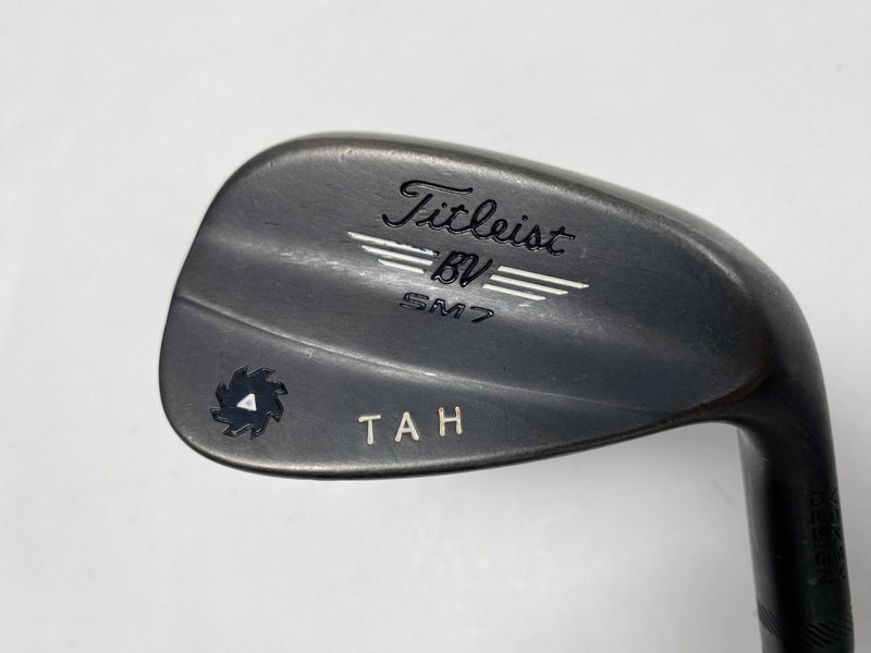 Titleist Vokey SM7 Jet Black Gap Wedge GW 46* 10 Bounce F-Grind Wedge Mens RH