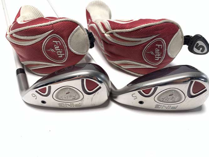 Ping Faith 5 & 6 Hybrid Set 25* 28* ULT200 Ladies Graphite Womens RH HC