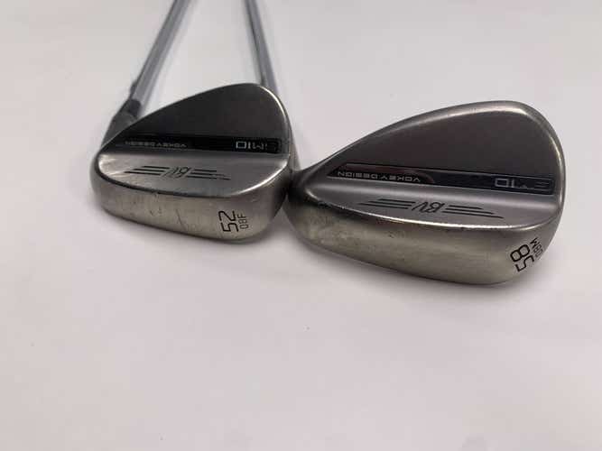 Titleist Vokey SM10 Nickel Wedge Set 52* 8 58* 8 Project X 5.5 Regular Mens RH