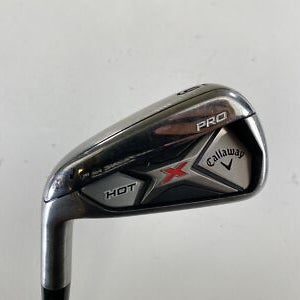 Callaway 2013 X Hot Pro Single 6 Iron Rifle Project X 6.0 Stiff Steel Mens LH