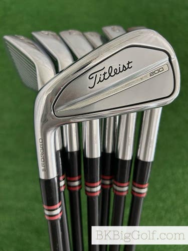 LH Titleist T200 / T150 23 Forged Combo Iron Set 4-P / Dynamic Gold S400 Stiff