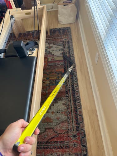 Pro stock Nick Cousins Yellow Senior Bauer Vapor Hyperlite Left Hand Hockey Stick P28 Pro Stock (New