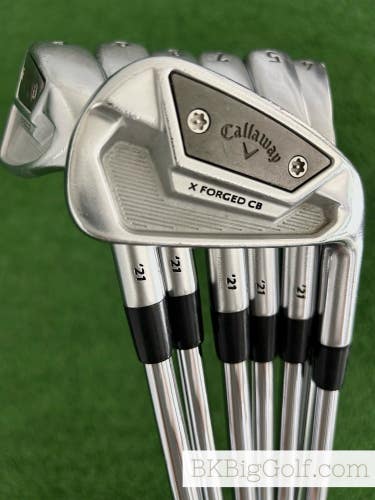 Callaway X Forged CB 21 Iron Set 4-P / KBS $-Taper 120 Stiff