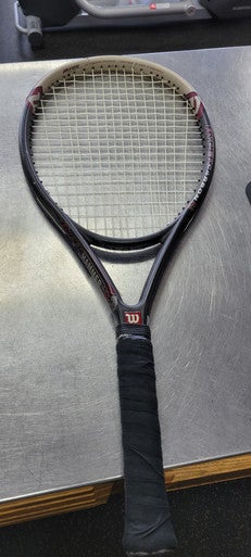 Used Wilson HAMMER 3.3 Adult Tennis Racquet Navy Blue 4 1/4" 11497-S000151406
