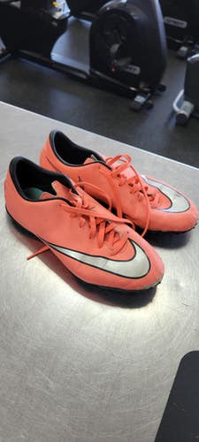 Used Nike Soccer Indoor Shoes Orange Senior 5 11497-S000151392