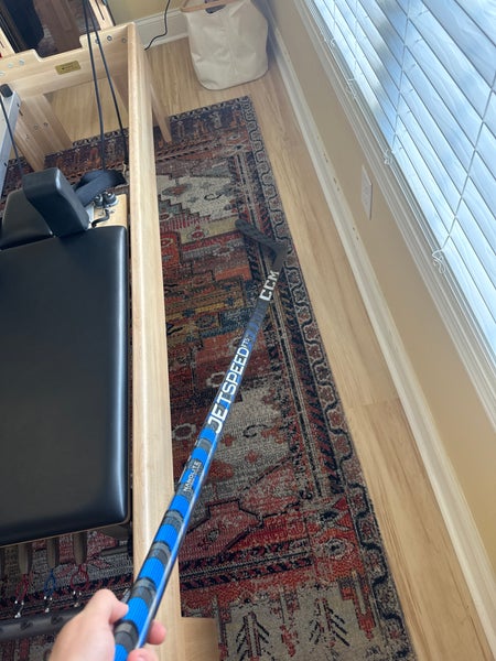 Rasmus Asplund pro stock Senior CCM JetSpeed FT5 Pro Left Hand Hockey Stick 75 flex P28