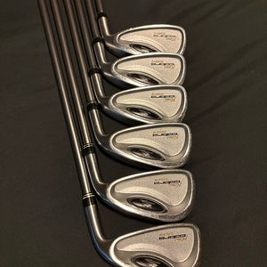 Men's 2010 Cobra Cobra SS-i Oversize Right Handed Iron Set Regular Flex 6 Pieces Graphite Shaft (Use