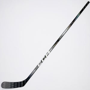 New Custom Black CCM Jetspeed FT7 Pro Hockey Stick-RH-75 Flex-Zegras Pro Curve- Grip W/ Bubble