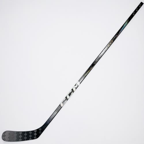 New Custom Black CCM Jetspeed FT7 Pro Hockey Stick-RH-75 Flex-Zegras Pro Curve- Grip W/ Bubble