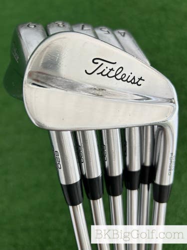 Titleist 620 MB Forged Iron Set 4-9 / Dynamic Gold X100 Extra Stiff