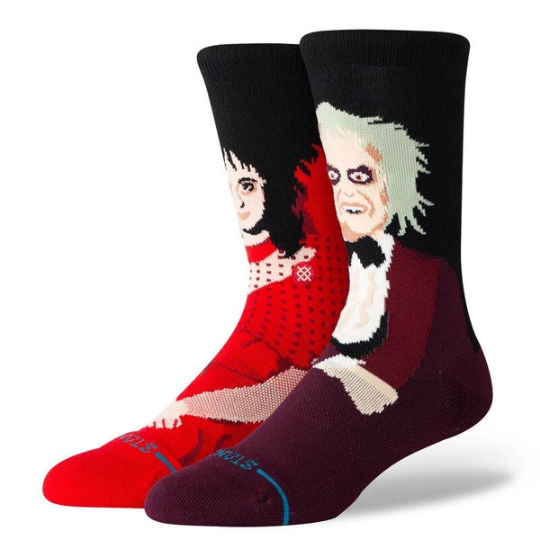 Beetlejuice Movie Theme Stance Dearly Beloved Crew Large 9-13 Socks