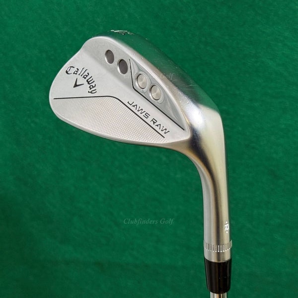 Callaway Jaws Raw Chrome 54-10S 54 Sand Wedge DGTI Spinner 115 Steel Wedge Flex