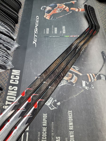3 PACK | P92 | 77 Flex NEW! Senior Bauer Vapor Flylite League Left Handed Hockey Stick Pro Stock