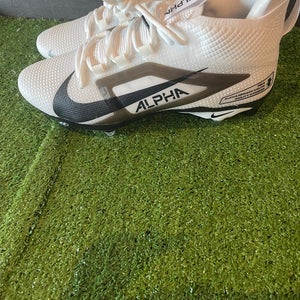 White Men's Size M 11.5 (W 12.5) Adult Nike High Top Detachable Cleats (New)