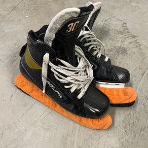 Bauer Supreme UltraSonic Hockey Goalie Skates Pro Stock Size 4.5 (Used)
