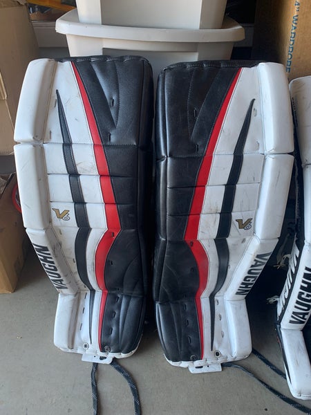 34"+2" Vaughn Velocity V6 2300 Goalie Leg Pads (Used)
